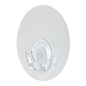 Kabliukas FIX-O-MOLL, D68mm, klijuojamas, skaidrus