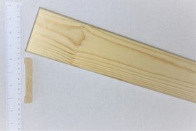 Durų apvadai  AD-3, pušiniai, jungti, matmenys 14 x 90 x 2300 mm