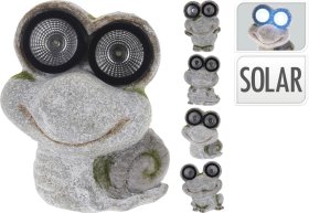 Sodo dekoracija VARLĖ, šviečiančiomis akimis, 4 skirtingi dizainai