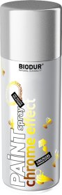 Aerozolinė emalė BIODUR Paint Chrome Effect, chromo sidabrinė, 400 ml