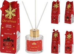 Kalėdinis namų kvapas su lazdelėmis, 40 ml, 4 skirtingi kvapai