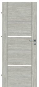 Laminuotos vidaus durys su užlaida VOSTER Vinci 10, dešininės, spalva Polar oak, matmenys 2030x744x40 mm