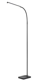 Toršeras G.LUX Gd-Ugnes-F Black, LED 9W, 800 lm, 3 spalvos temp. reguliavimo funkcija 3000-5000K, dimeriuojama, juodos sp.