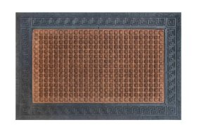 Kilimėlis RICCO Atena, 40 x 60 cm, 100% PP ant guminio pagrindo, rudos spl., 833-101