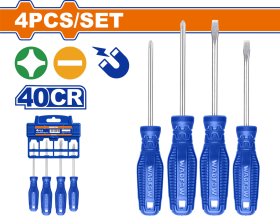 Atsuktuvų rinkinys WADFOW, magnetiniai, 40CR, 4 vnt., WSS2204