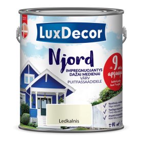 Impregnuojantys dažai medienai LUXDECOR NJORD, 2,5 l, (18) Ledkalnis