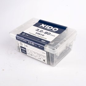 Vinys statybinės XIDO, juodos 3,0x80, 150vnt.