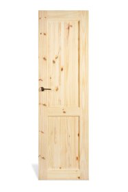 Medžio masyvo durų varčia MANOEL MARCHETTI, su išpjova spynai ir rankenai,Duo, spl. natūrali šakota pušis, matmenys 2020x600x35 mm