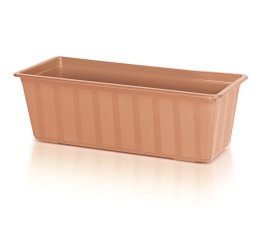 Plastikinis lauko lovelis AGRO, 40 cm., terakotos sp., 40 x 18 x 14 cm., terakotos sp.