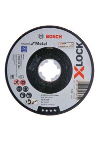 Metalo pjovimo diskas BOSCH X-LOCK, 125 x 1,6 x 22,23 mm