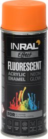 Aerozoliniai dažai INRAL Fluorescent, 400 ml, oranžiniai