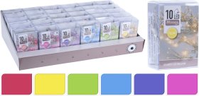 Šviečianti girlianda, su 10 LED, 6-ios sp., 1,30 m