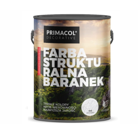 Struktūriniai dažai PRIMACOL Baranek, 5 l, sienoms ir luboms