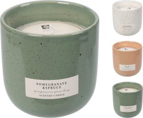 Kvapni žvakė, keraminiame indelyje, 3 skirtingi kvapai