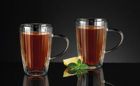 Dvigubo stiklo stiklinių rinkinys AMBITION CURLY, 2 vnt., 450 ml, ST