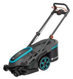 Akumuliatorinė vejapjovė GARDENA PowerMax Duo 46/36V P4A Solo, pjovimo plotis 46 cm, 2 peiliai, rinktuvo talpa 50 l, 15,4 kg. Be akumuliatoriaus ir pakrovėjo.