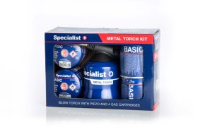 Dujų ir degiklio komplektas SPECIALIST+ Basic, metalinis degiklis ir 4 x 190 g dujų