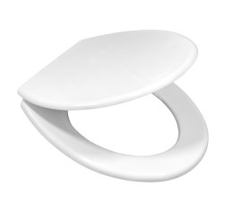 Klozeto dangtis RIDDER Oakland, 36 x 6 x 45,2 cm, baltas, lėtai nusileidžiantis, 02134101