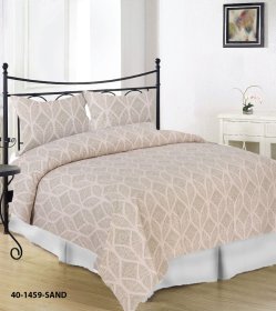 Patalynės komplektas Spalvotas Sapnas, 200 x 220, 50 x 70/20cm, smėlio sp.