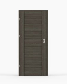 Laminuotos vidaus durys su užlaida VIVENTO PH-01, kairinės, spalva Anthracite Oak, matmenys 2030 x 744 x 40 mm