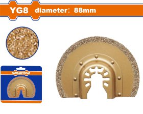 Segmentinis diskas daugiafunkciam įrankiui WADFOW, keramikai, 88 mm, WMA6K87