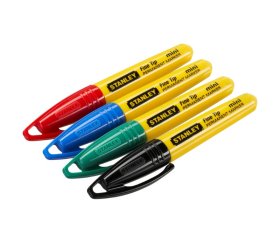 Markeris STANLEY, 4 vnt, 2-47-329