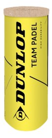 Padel kamuoliukai DUNLOP TEAM PADEL, 3-pet