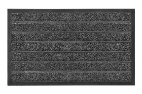 Kilimėlis RICCO Forte, 45 x 75 x 0,8 cm, 100% PP ant gumos pagrindo, pilkas, 913-100