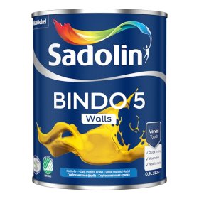 Vandeniniai vidaus dažai SADOLIN Bindo 5, 0,9 l, BW bazė, balti, visiškai matiniai