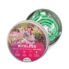 Antkaklis katėms, antiparazitinis, silikoninis, 38 cm