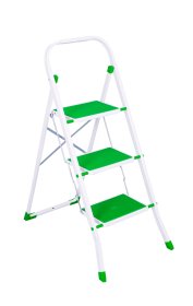 Trijų pakopų kopėtėlės EUROGOLD, metalinės, žalia sp., 700 mm, 2123R-GREEN