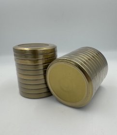 Užsukami konservavimo dangteliai, 82 mm, aukso sp., 10 vnt.