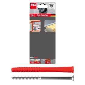 Universalus kaištis su sraigtu TOX Constructor, 8/80, 6 vnt.