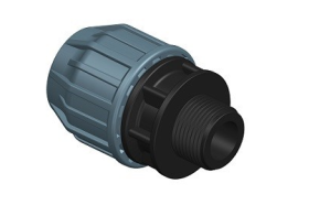 Movinis perėjimas PP ELYSEE, išorinis sriegis, 50 x 2", PN10