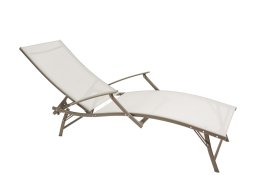 Pliažo gultas NOVELLY HOME, plienas / tekstilenas, kreminės sp., 182 x 60 x 34 cm