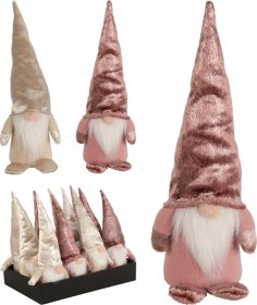 Kalėdinė dekoracija Nykštukas, 2 skirtingi dizainai, 33 cm