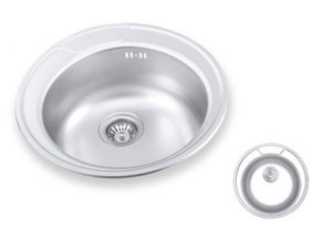 Plautuvė TEKA Centroval 510, D-51cm, plieninė, matinė, su ventiliu, kilmės šalis Vokietija