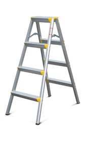 Kopėčios HERVIN TOOLS, al. dvip. platėjančios 2x4 pakopų, 107 cm