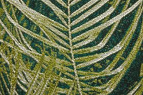 Kilimas ANDIAMO Portland, 120 x 170 cm, žalios spl., 75% polipropilenas, 25% poliesteris, tinkamas viduje ir lauke, Egiptas, 704199