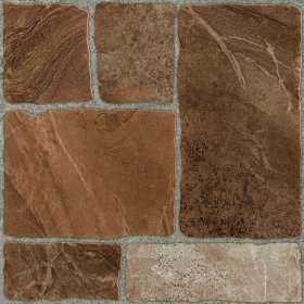 Akmens masės plytelės GOLDEN TILE Stone Brick Terracotta, 30 x 30 cm, 1,350 m2/dėž., matinės, glazūruotos, spl. ruda