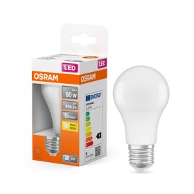 LED lempa OSRAM Star, 8,5W, E27, 220-240V, 2700K, 806 lm, atitinka 60W lemputę