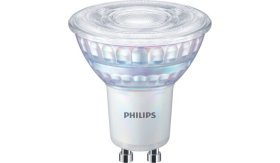 LED lempa PHILIPS, 6,2W (=80W), GU10, 220-240V, 3000K, 36°, 575 lm, dimeriuojama