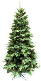 Dirbtinė eglė NOVELLY HOME C091, su kankorėžiais, 150 cm