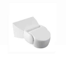 Judesio jutiklis GTV Cr-Cr9000-00, IP65, 180°, 2-8 m, 1200W, 220-240V, PIR sensorius, tinka LED, 90 x 65 x 80 mm, balta