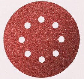 Šlifavimo diskai medžiui BOSCH Pex, D125 mm, K60/120/240, 6 vnt.