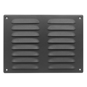 Ventiliacinės grotelės EUROPLAST MR2619A, 260 x 190 mm, antracito sp., metalinės
