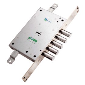 Šarvo durų spyna MOTTURA 52783K, kairinė, rakinimas trimis kryptimis