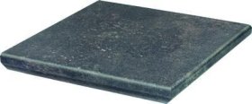 Klinkerinės grindų plytelės PARADYZ VIANO ANTRACITE STOP NAR KAP, 33 x 33 x 1,1 cm, 2 vnt./dėž., kampinė pakopa, 691525