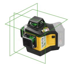 Lazerinis nivelyras STABILA LAX 600 G, 3x360° žalias, korpusas CAS