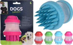 Šunų šepetėlis, su muilo dozatoriumi